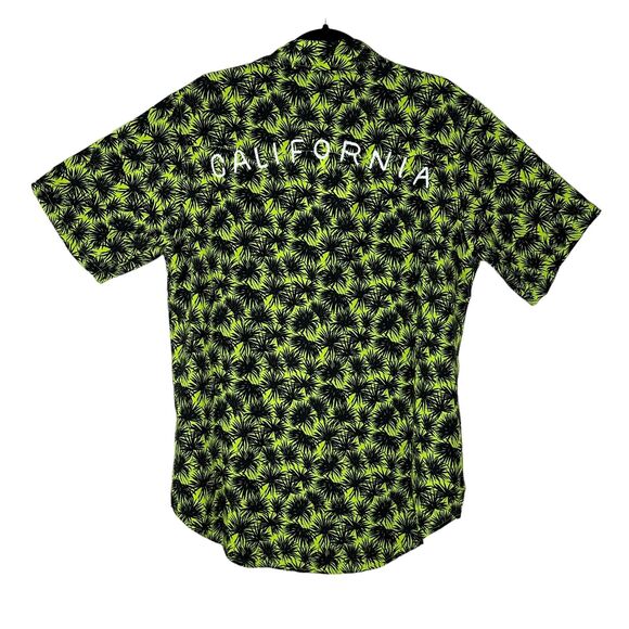 Sandrine Rose Havana Palm Trees California Shirt Chest Pocket Women Medium NWT - Picture 3 of 9